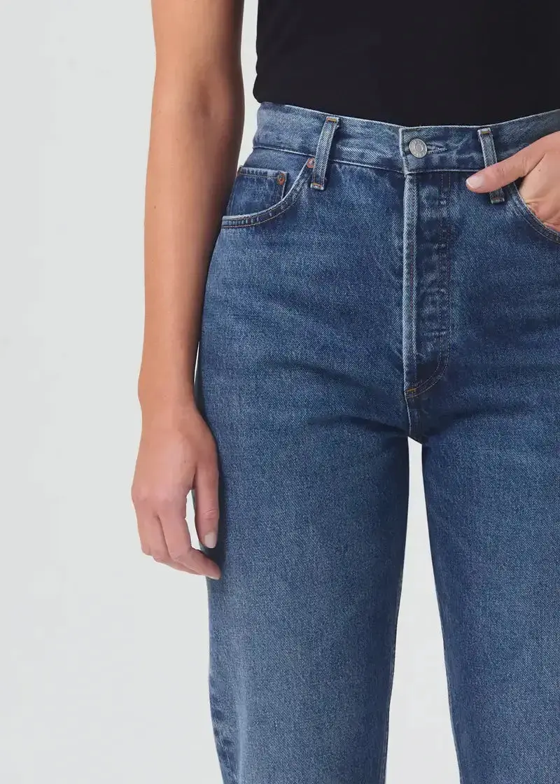 90’s Pinch Waist High Rise Straight in Range - Image 5