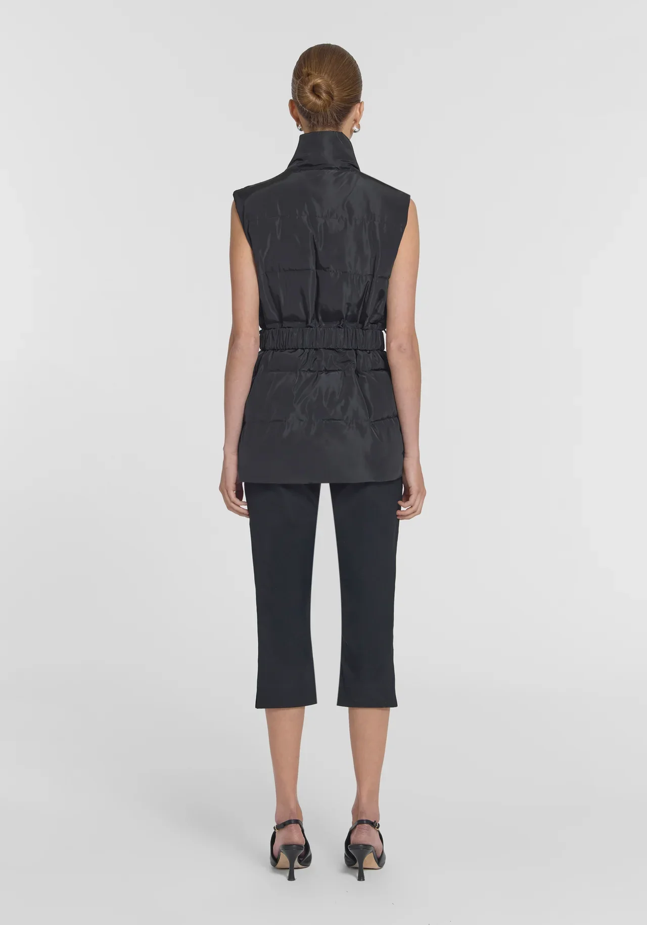 Alchemy Puffer Vest in Black - Image 4