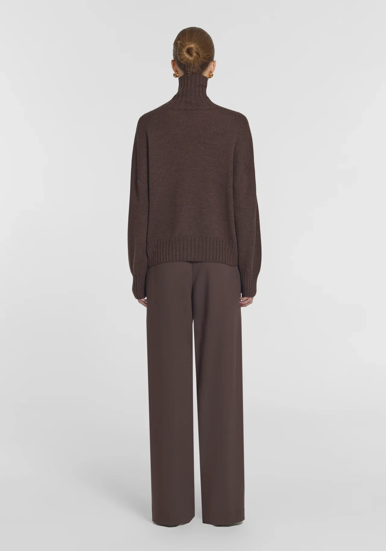 Argentina Merino Knit in Chocolate - Image 4