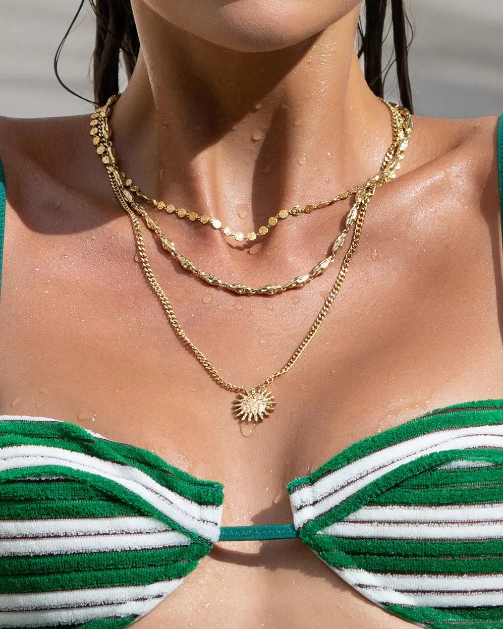 Atlas Necklace in Gold - Image 3