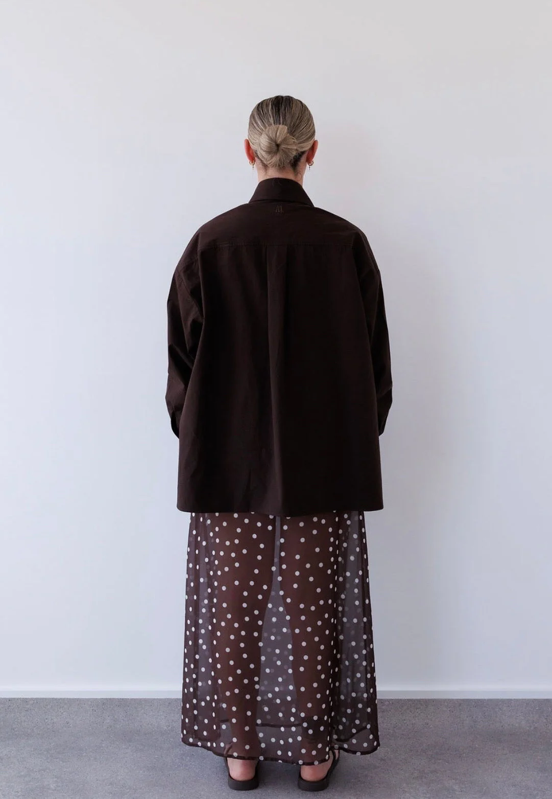 Bec Shirt in Chocolate - Image 3