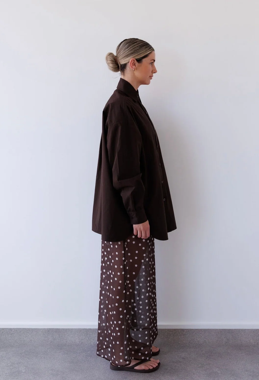 Bec Shirt in Chocolate - Image 4