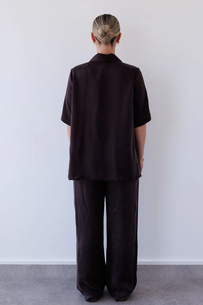 Bertie Shirt in Chocolate - Image 3