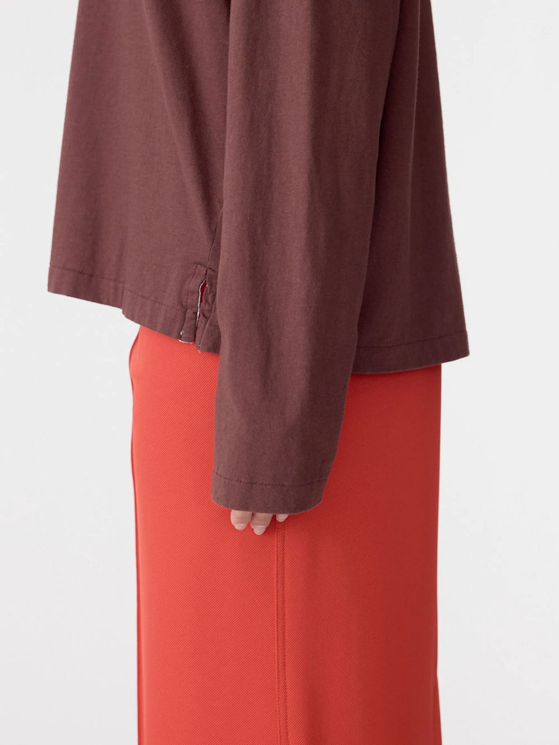 Boyfriend Heritage Long Sleeve T-Shirt in Cocoa - Image 3