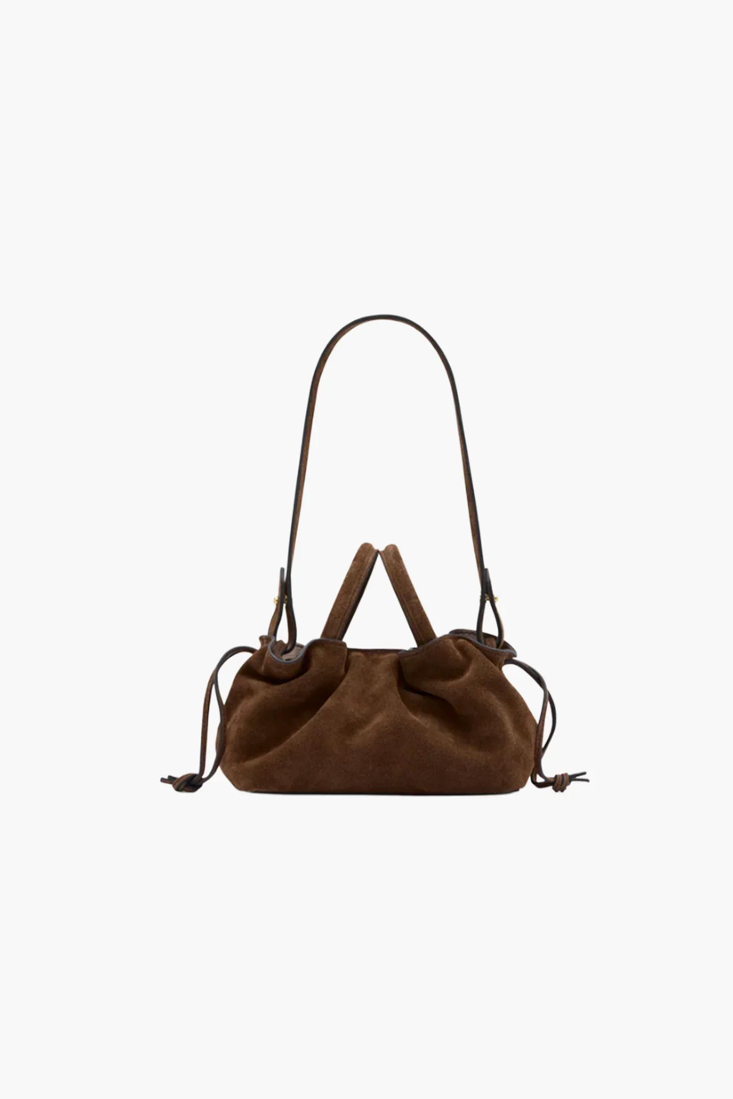 Brown Suede Mila Mini Tote - Image 5