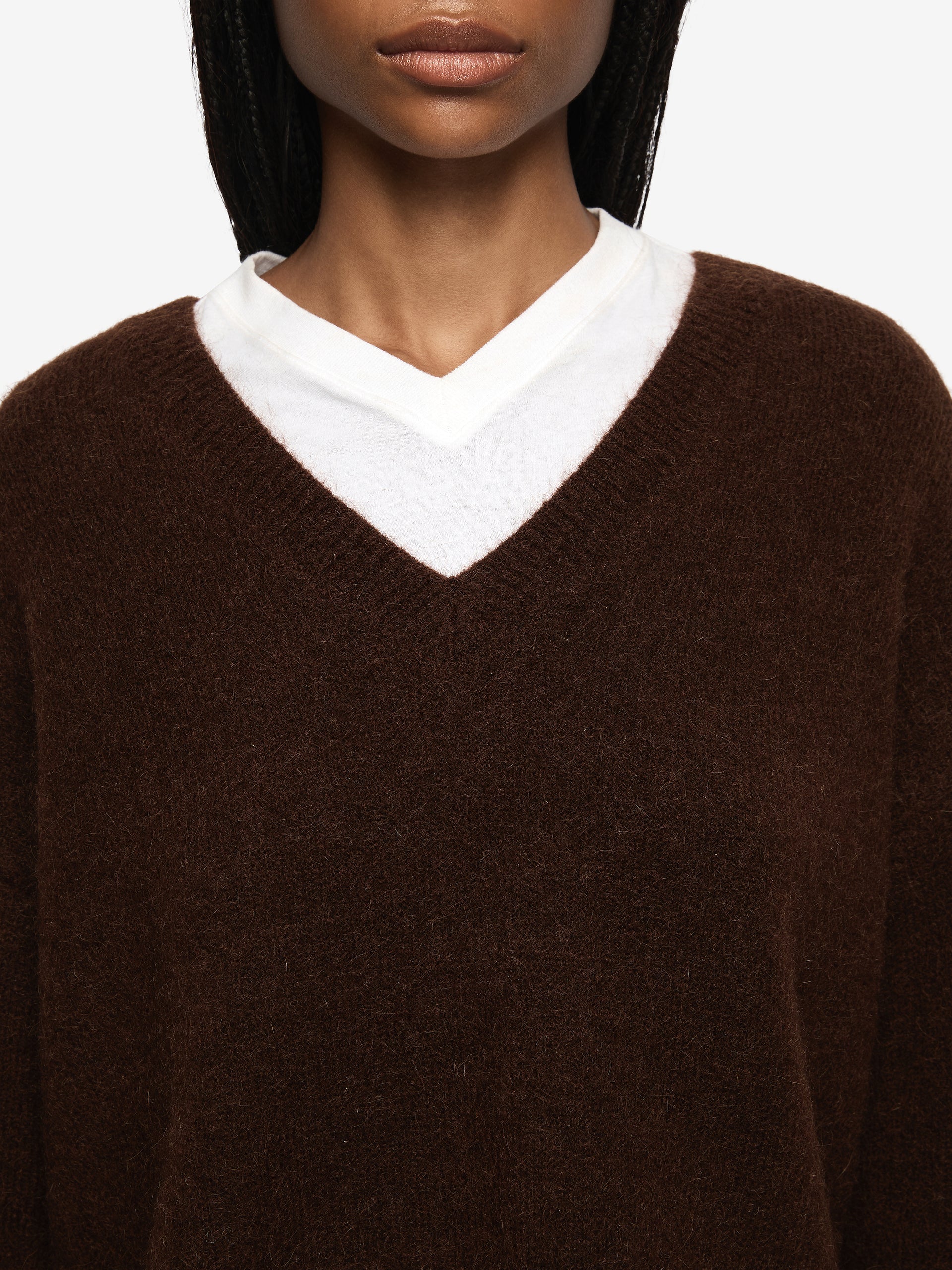 Campbell V Cropped Jumper - Image 3