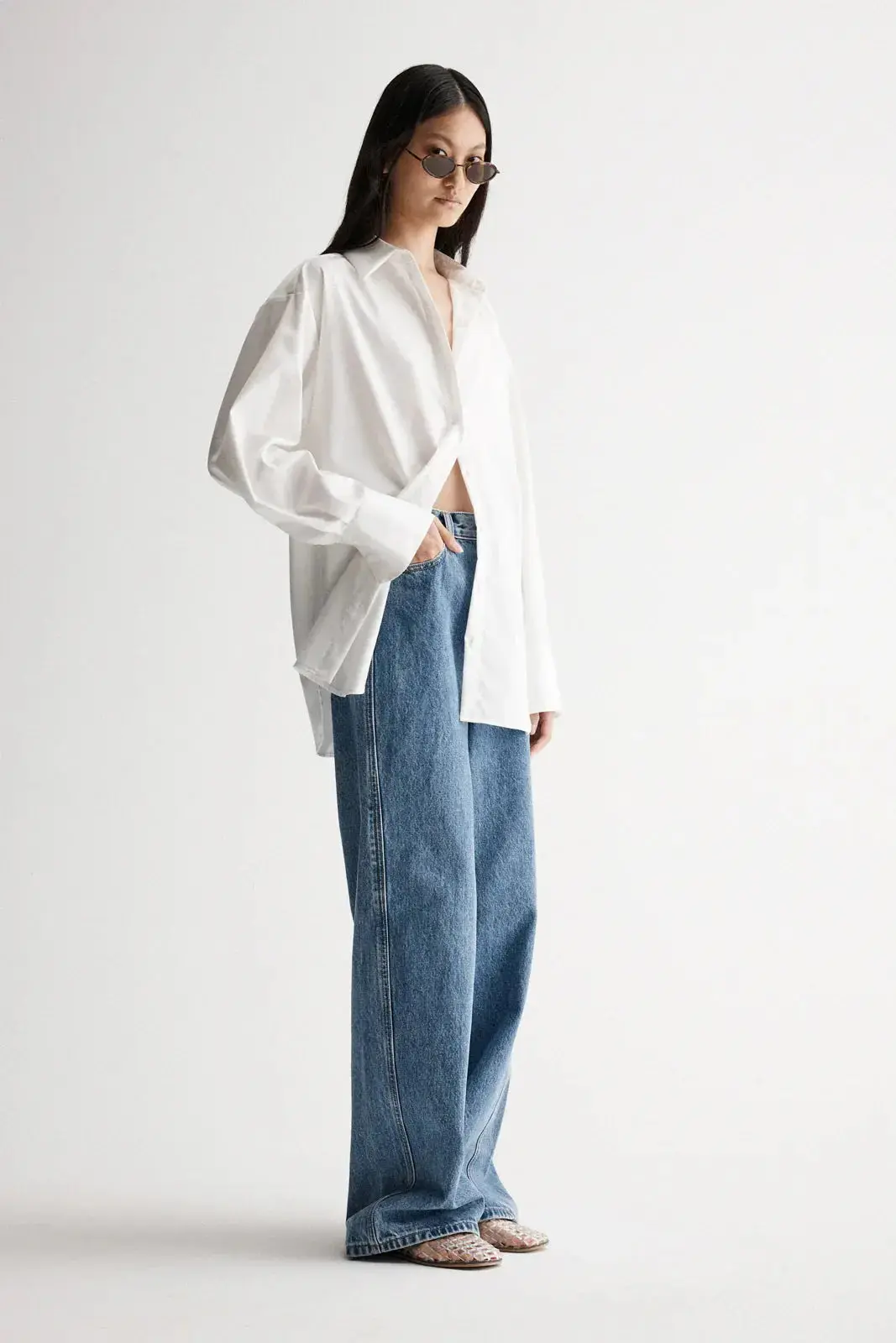 Carter Shirt in White - Image 3