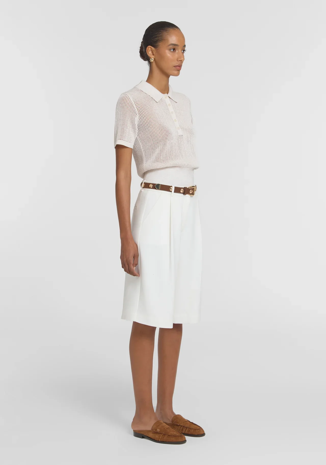 Dandelion Polo in Ivory Marle - Image 3