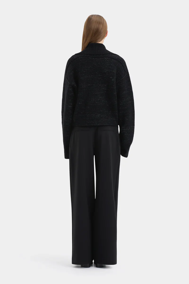 Fjord Sweater in Black - Image 3