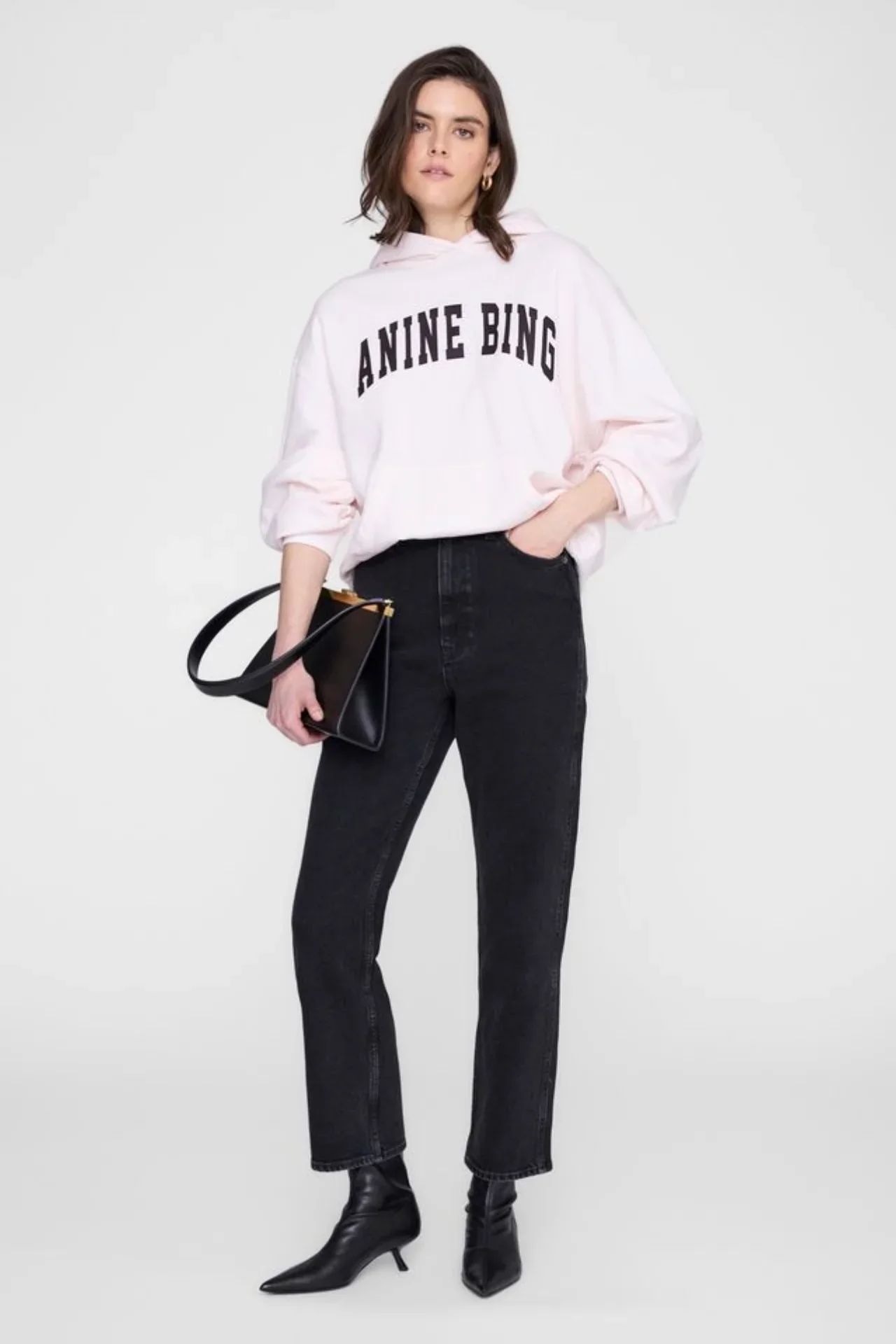 Harvey Sweatshirt in Washed Pink - Image 4