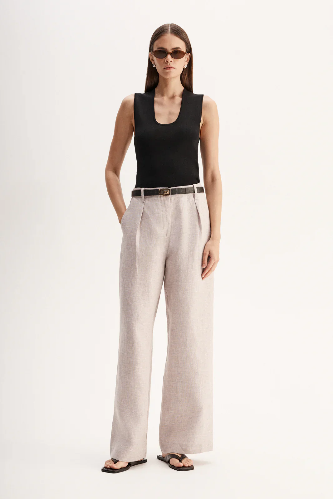 Hayes Knit Top in Chocolate