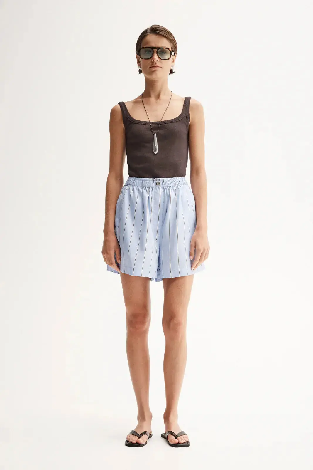 Henry Short in Blue Stripe - Image 4