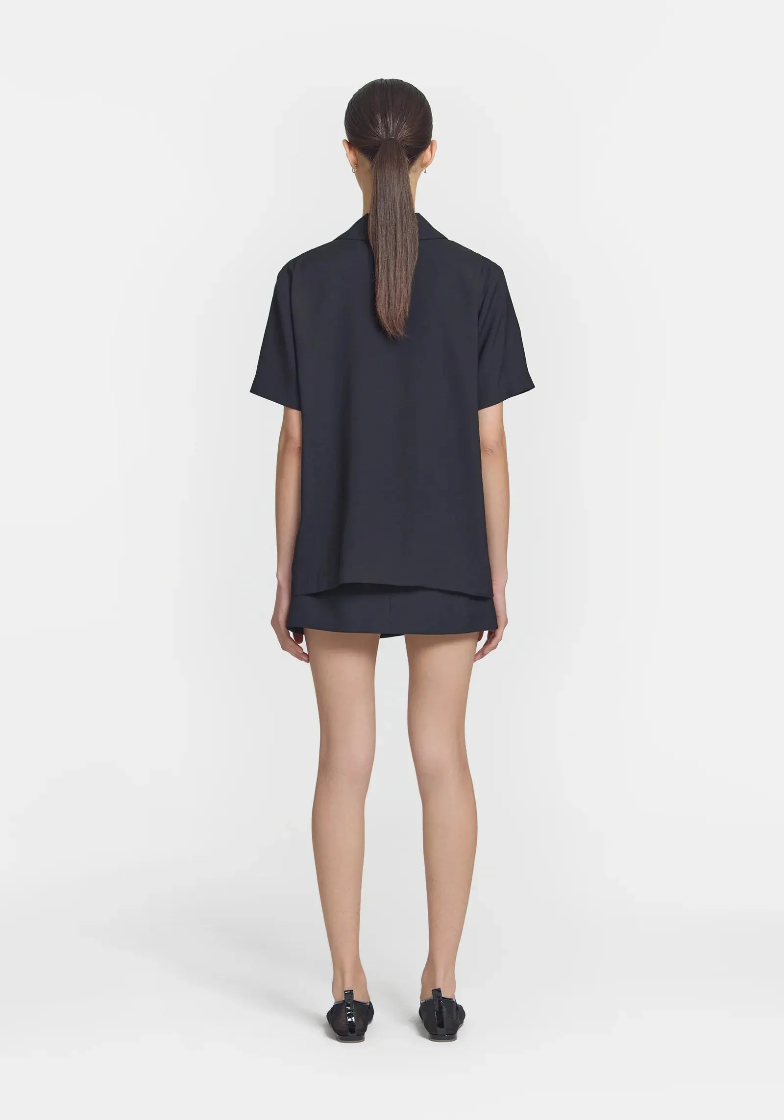 Hepburn Shirt in Black - Image 4