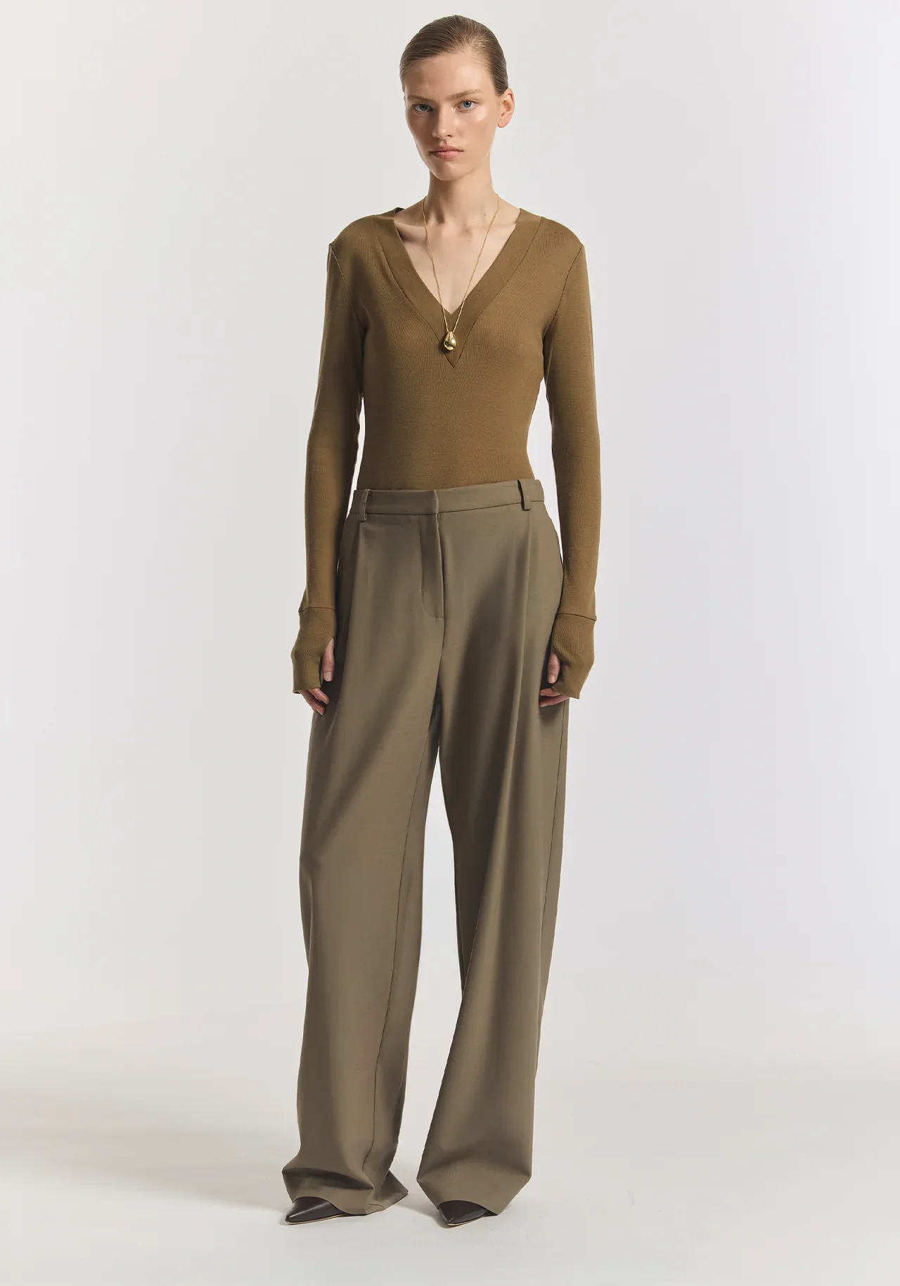 Idol Pant in Khaki - Image 3