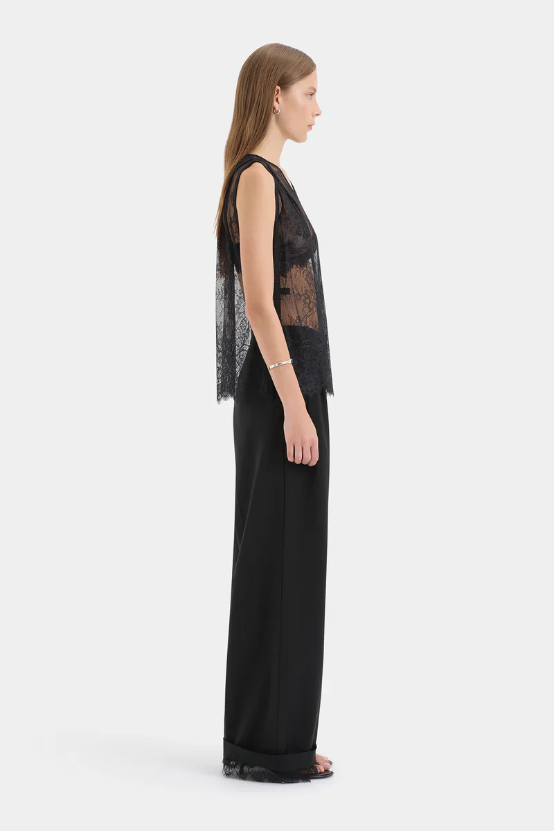 Ingrid Lace Top in Black - Image 5