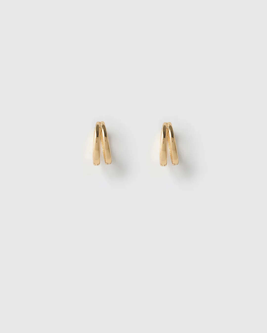 J Gold Earrings in Midi