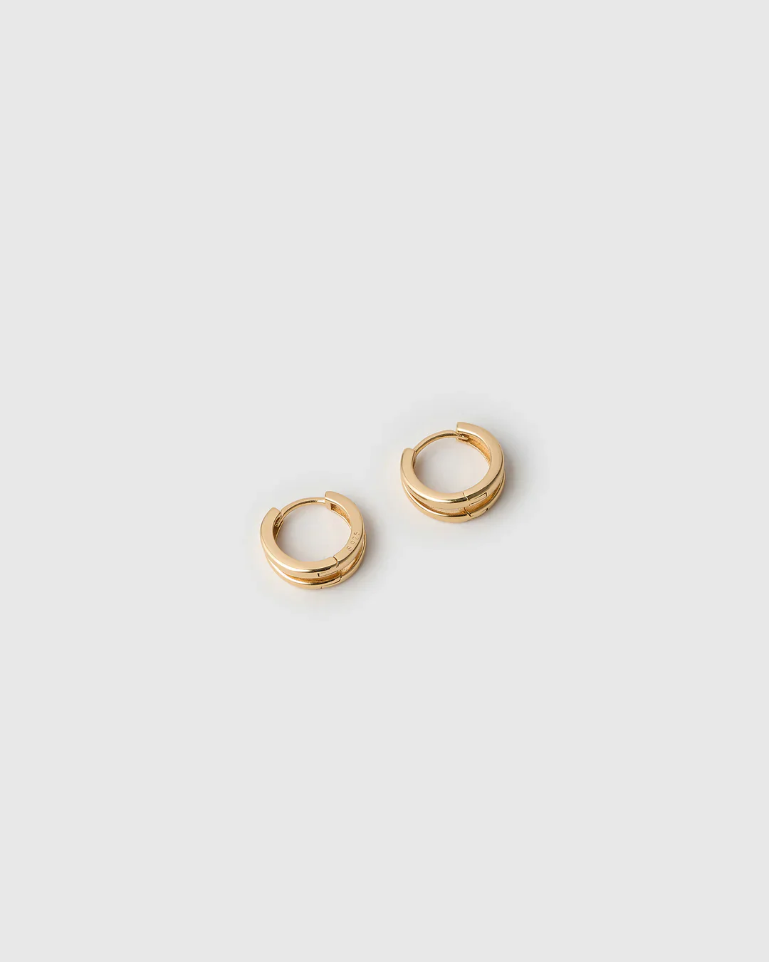 J Gold Earrings in Midi - Image 5