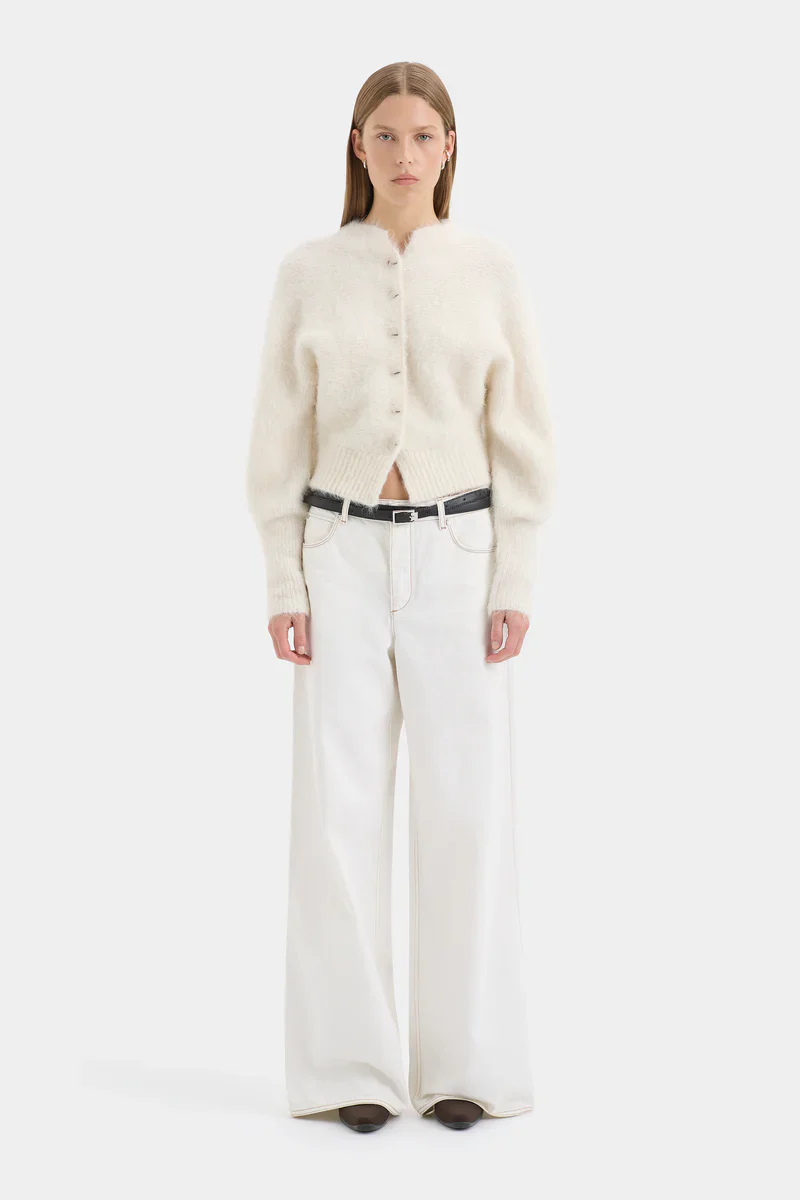 Lise Cardigan in Ivory - Image 3