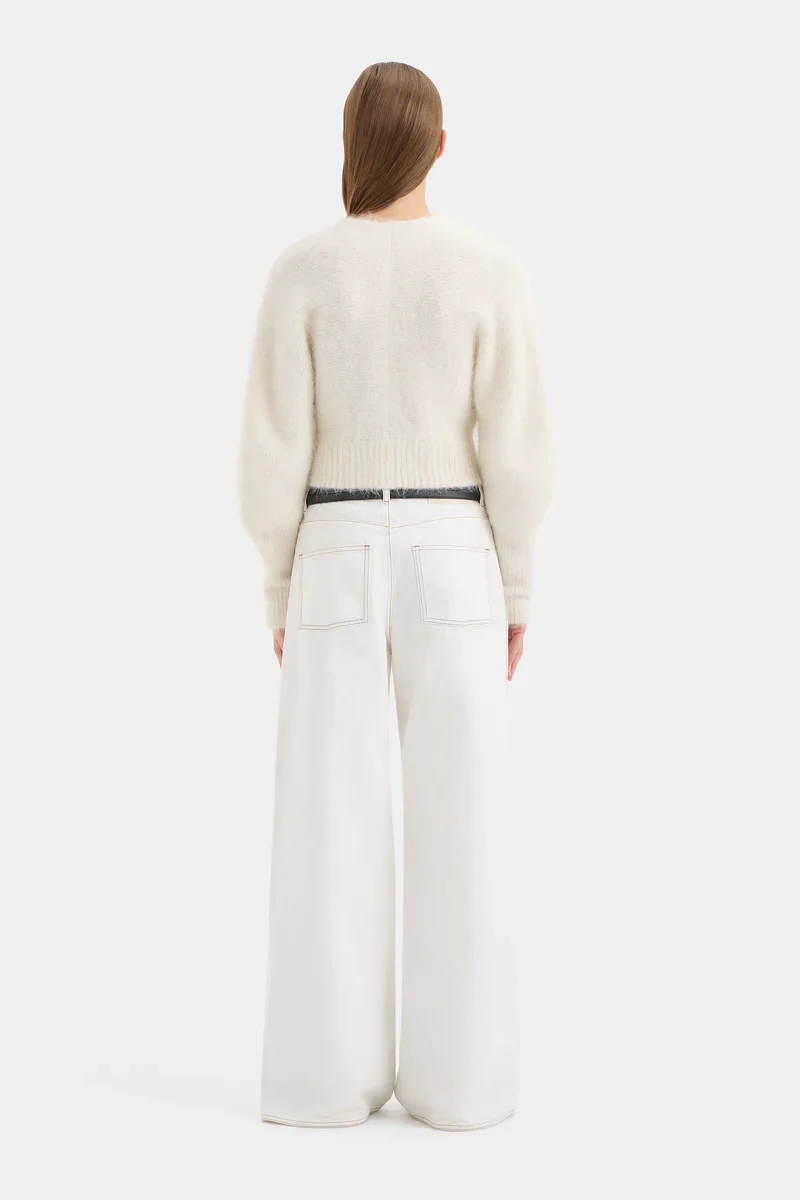 Lise Cardigan in Ivory - Image 4