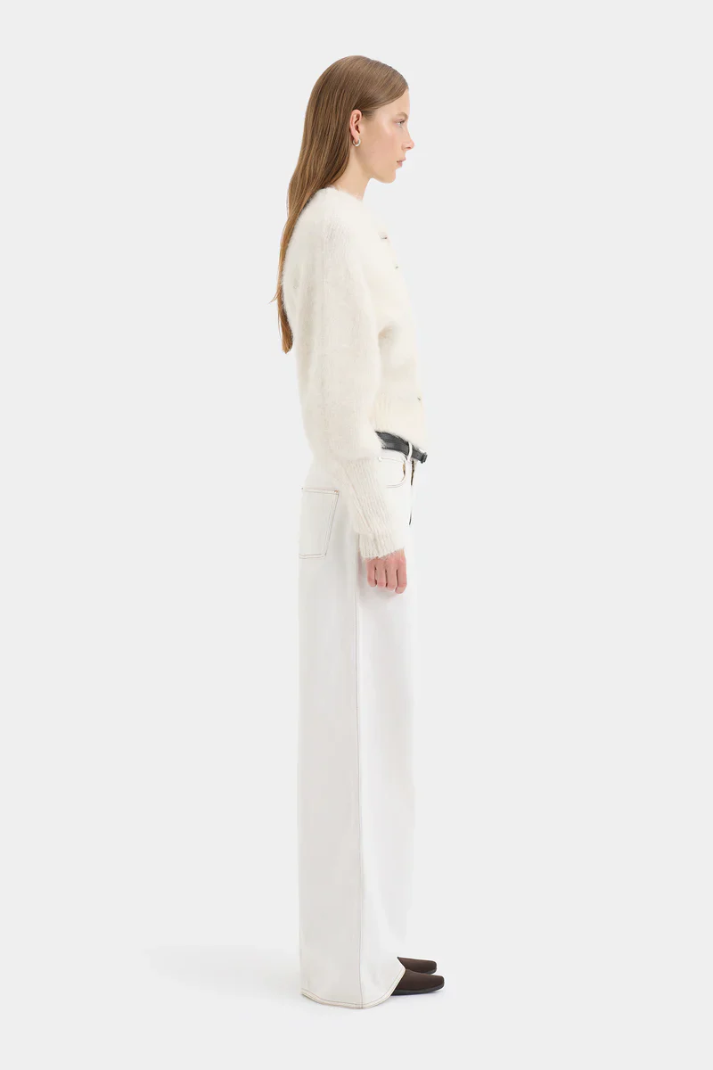 Lise Cardigan in Ivory - Image 5