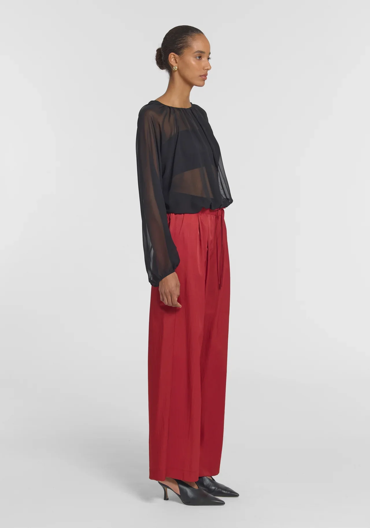 Madden Pant in Red - Image 3