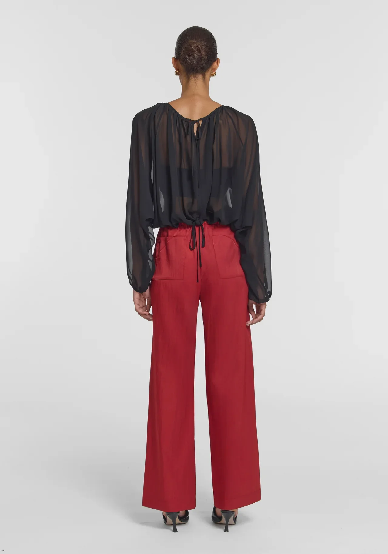 Madden Pant in Red - Image 4