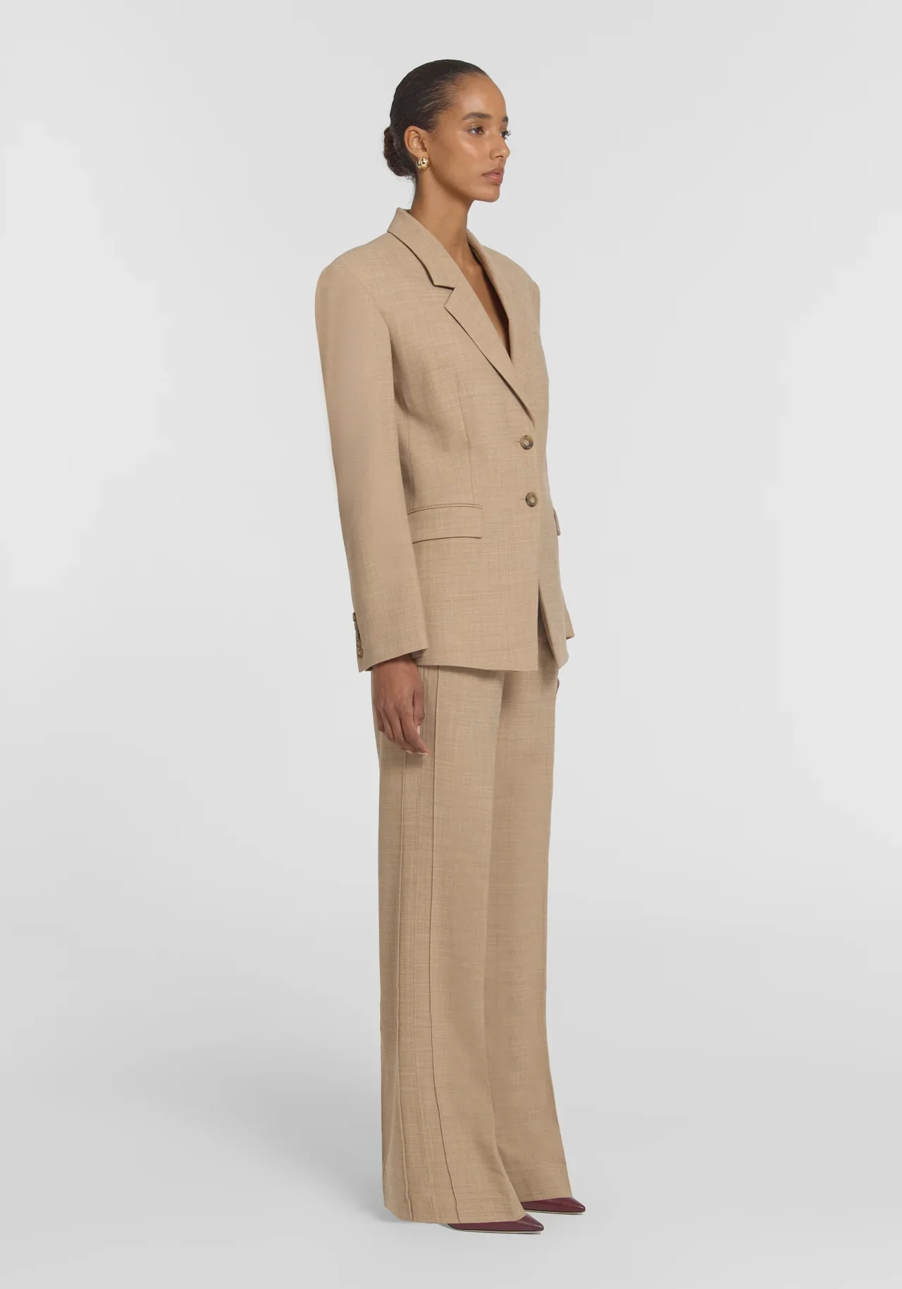 Michigan Blazer in Camel - Image 3
