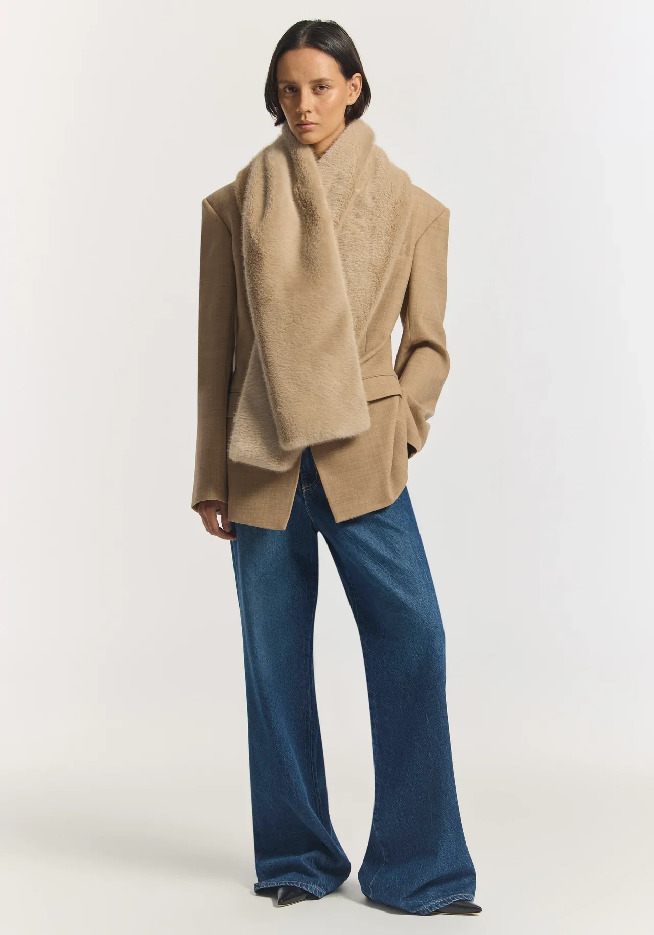 Michigan Blazer in Camel - Image 5
