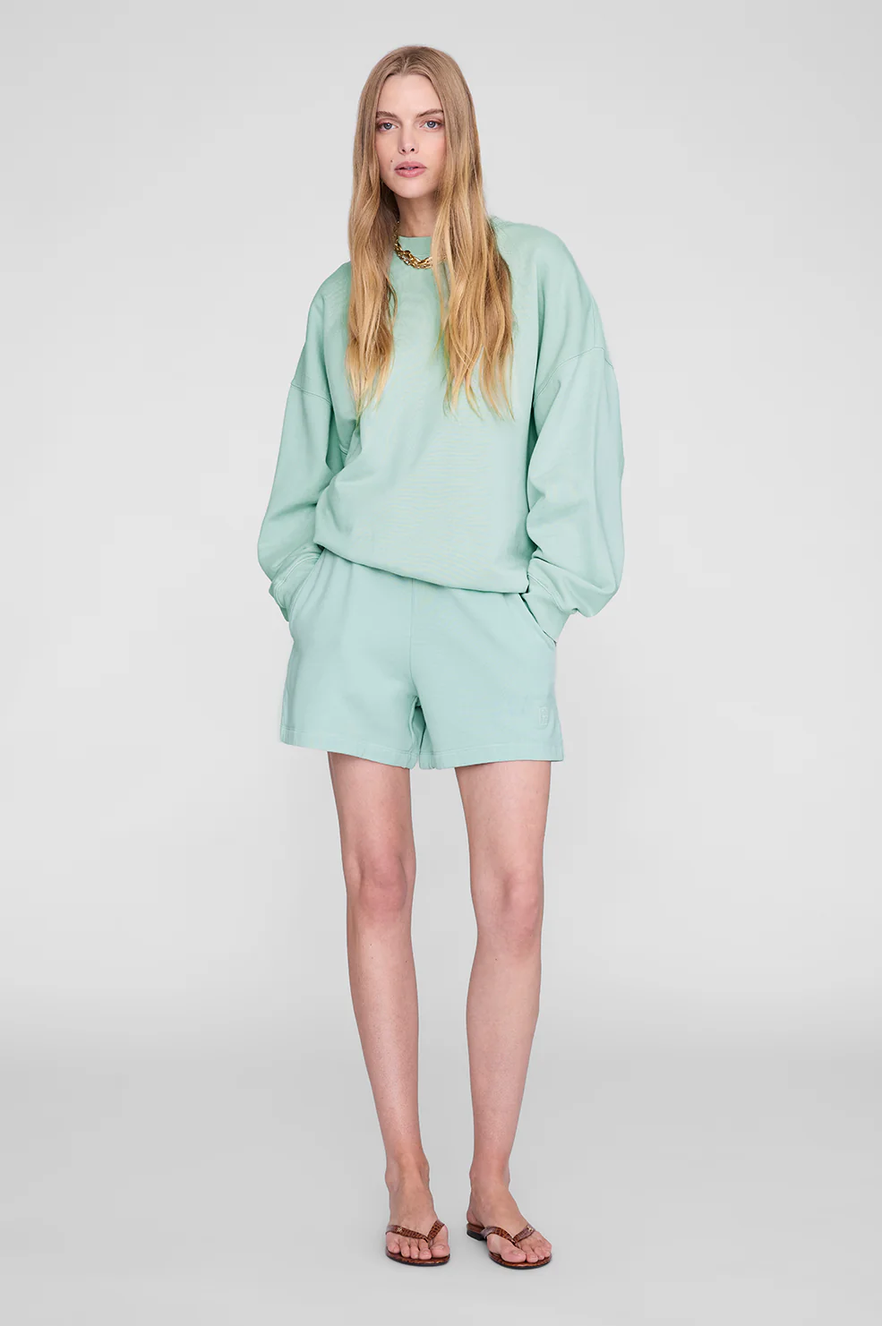 Miles Sweatshirt in Seafoam