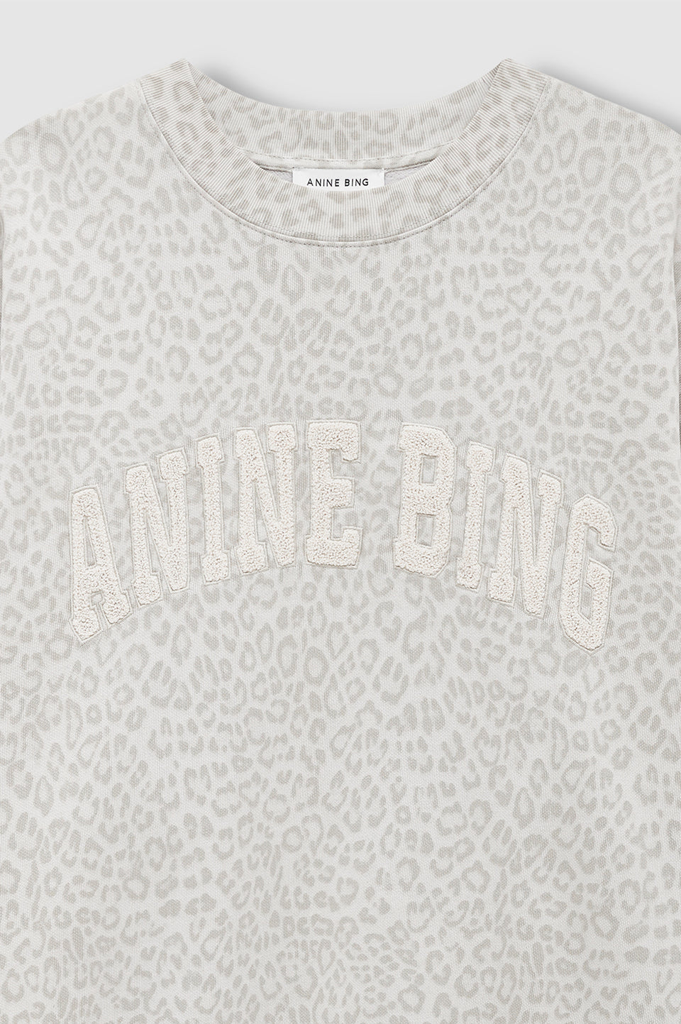 Miles White Leopard Sweatshirt - Image 4