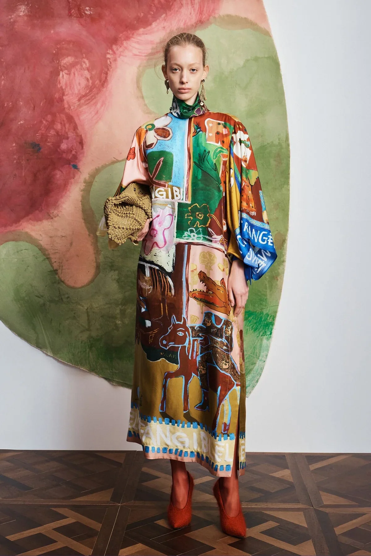 Mlak Silk Midi Dress - Image 2