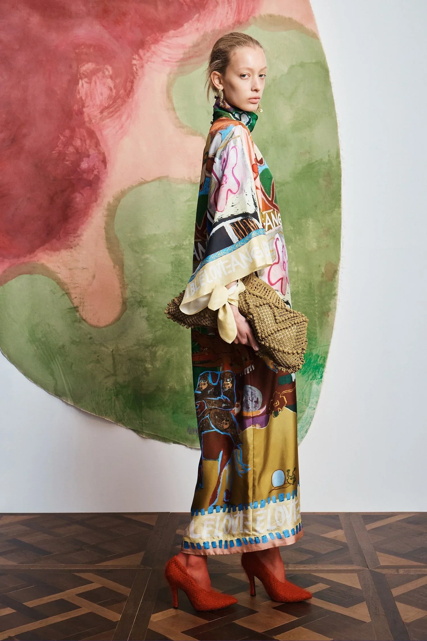 Mlak Silk Midi Dress - Image 3