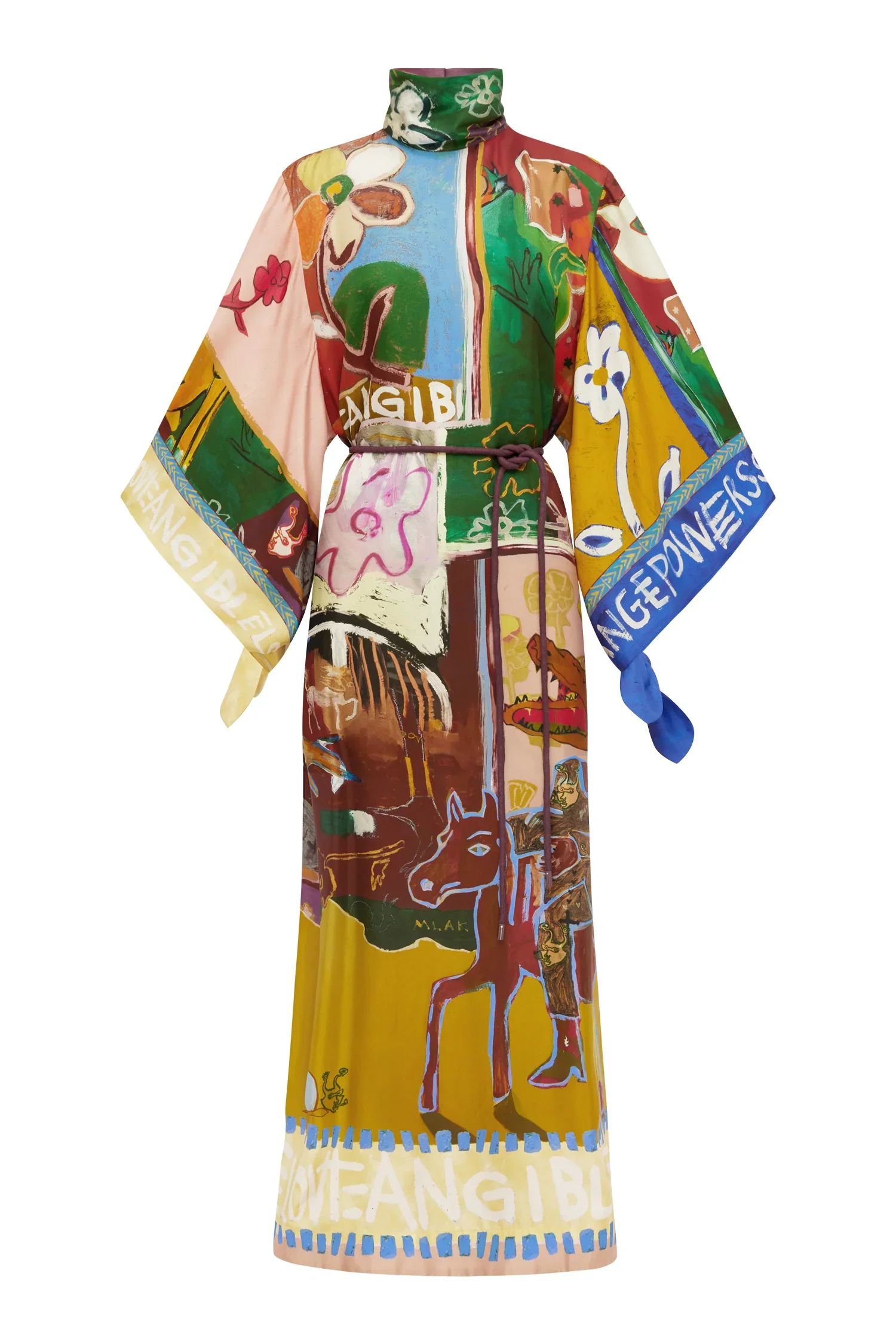 Mlak Silk Midi Dress - Image 6