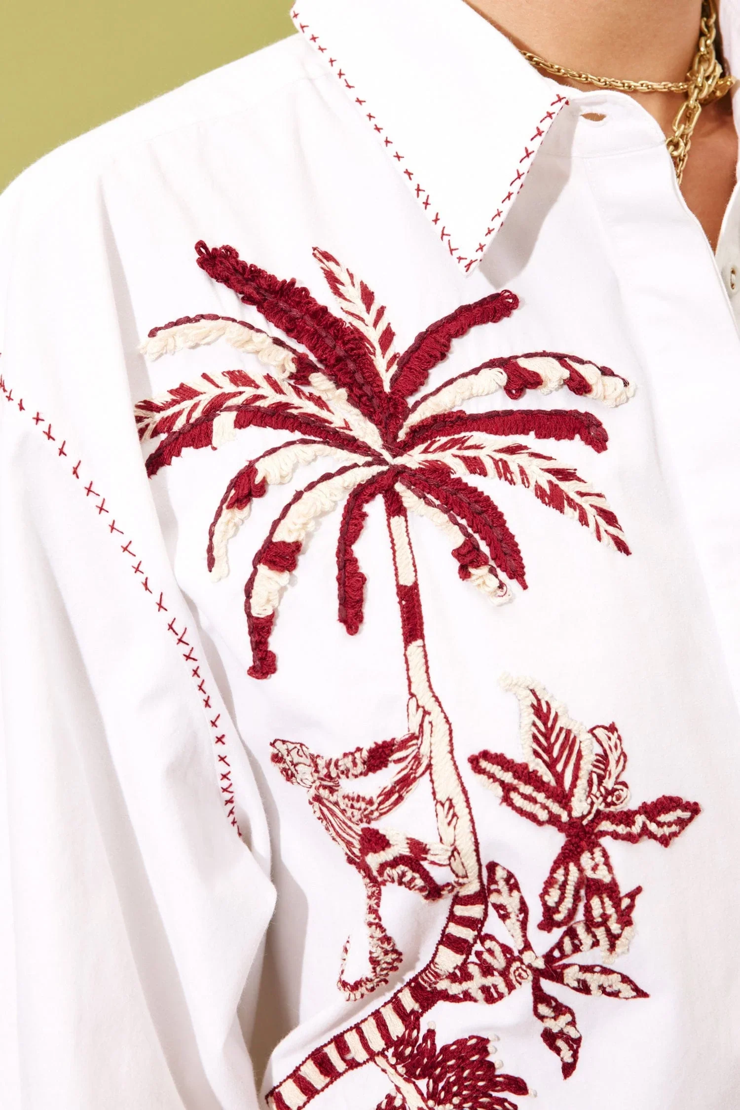 Odie Embroidered Shirt - Image 2