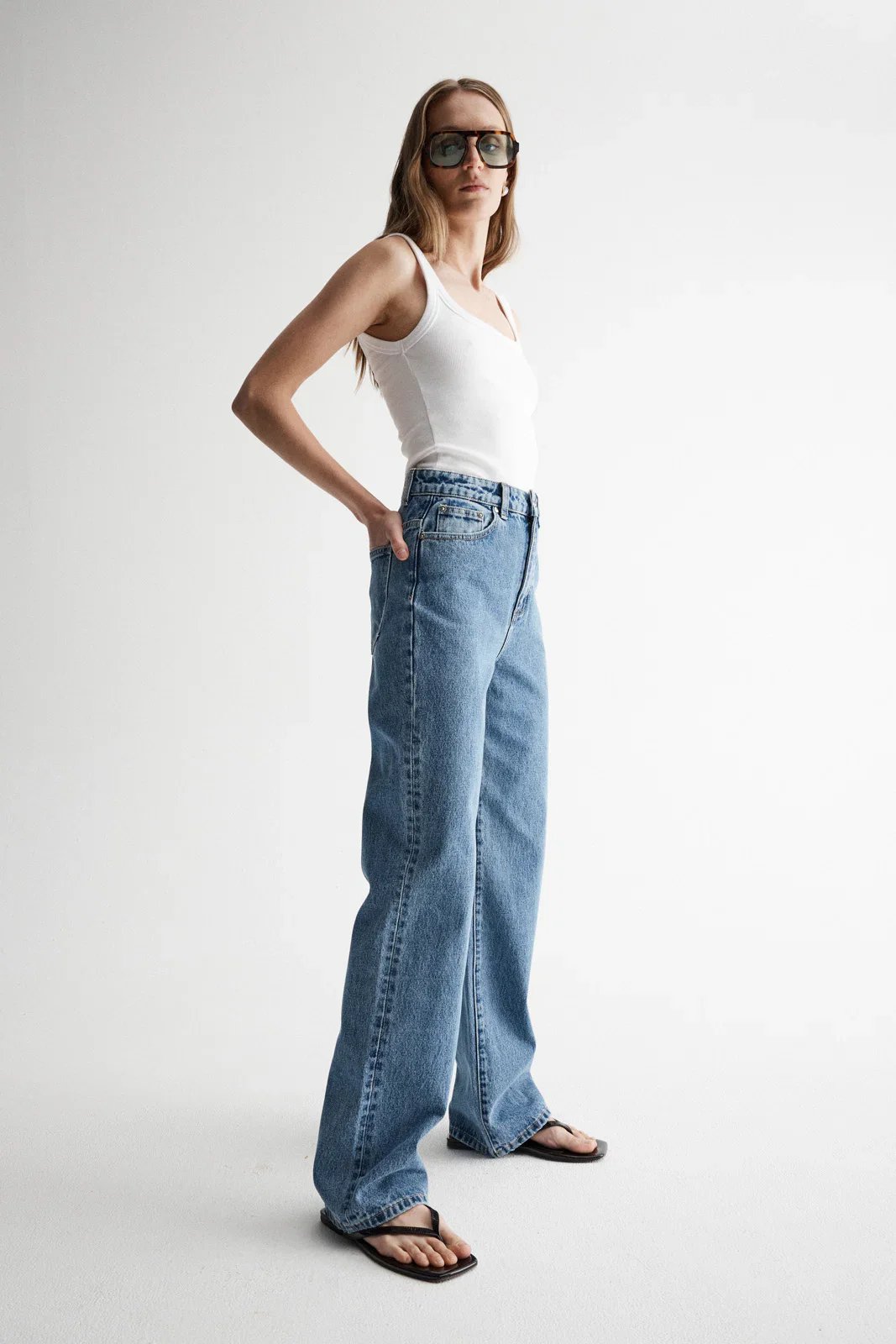 Odin Straight Leg Jean in Trinity Blue - Image 3
