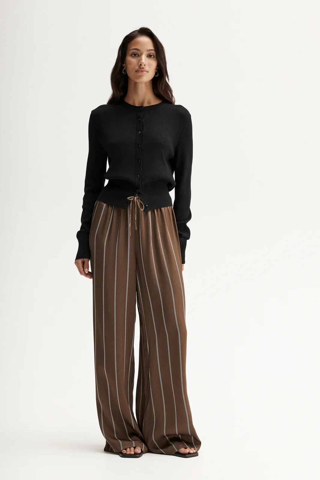 Petra Pant in Tan Stripe - Image 2