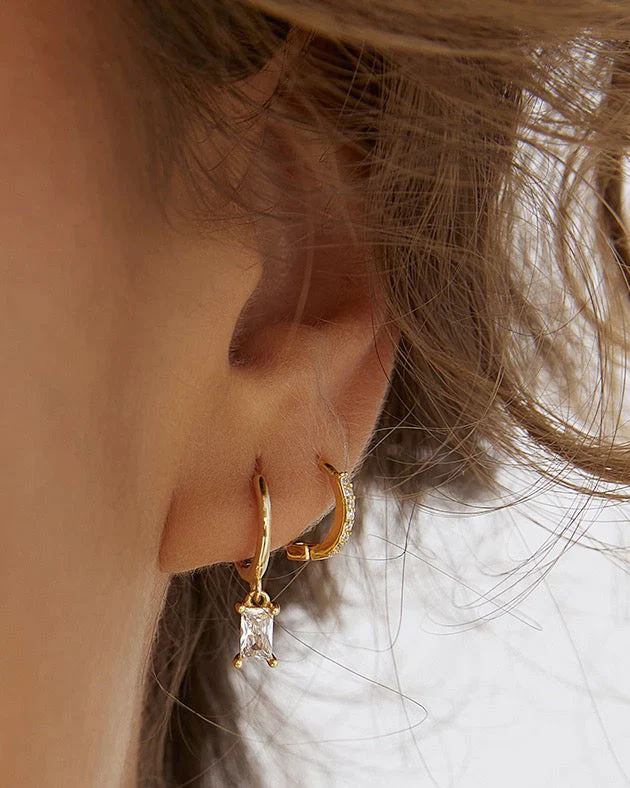 Pip Gold Charm Earrings - Image 4