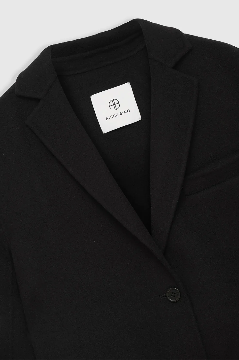 Quinn Blazer Cashmere Blend in Black - Image 4