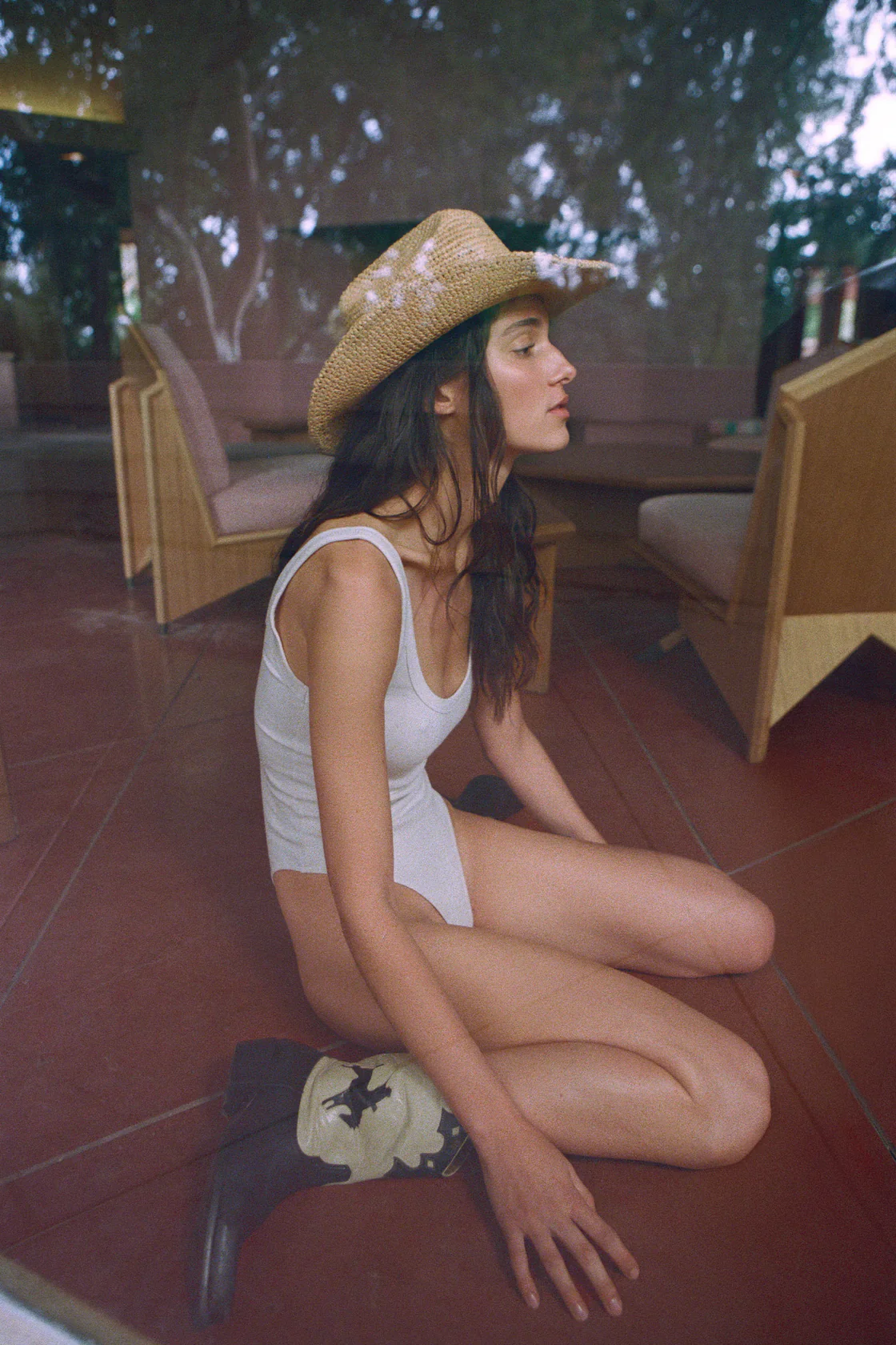 Raffia Cowboy in Natural - Image 4