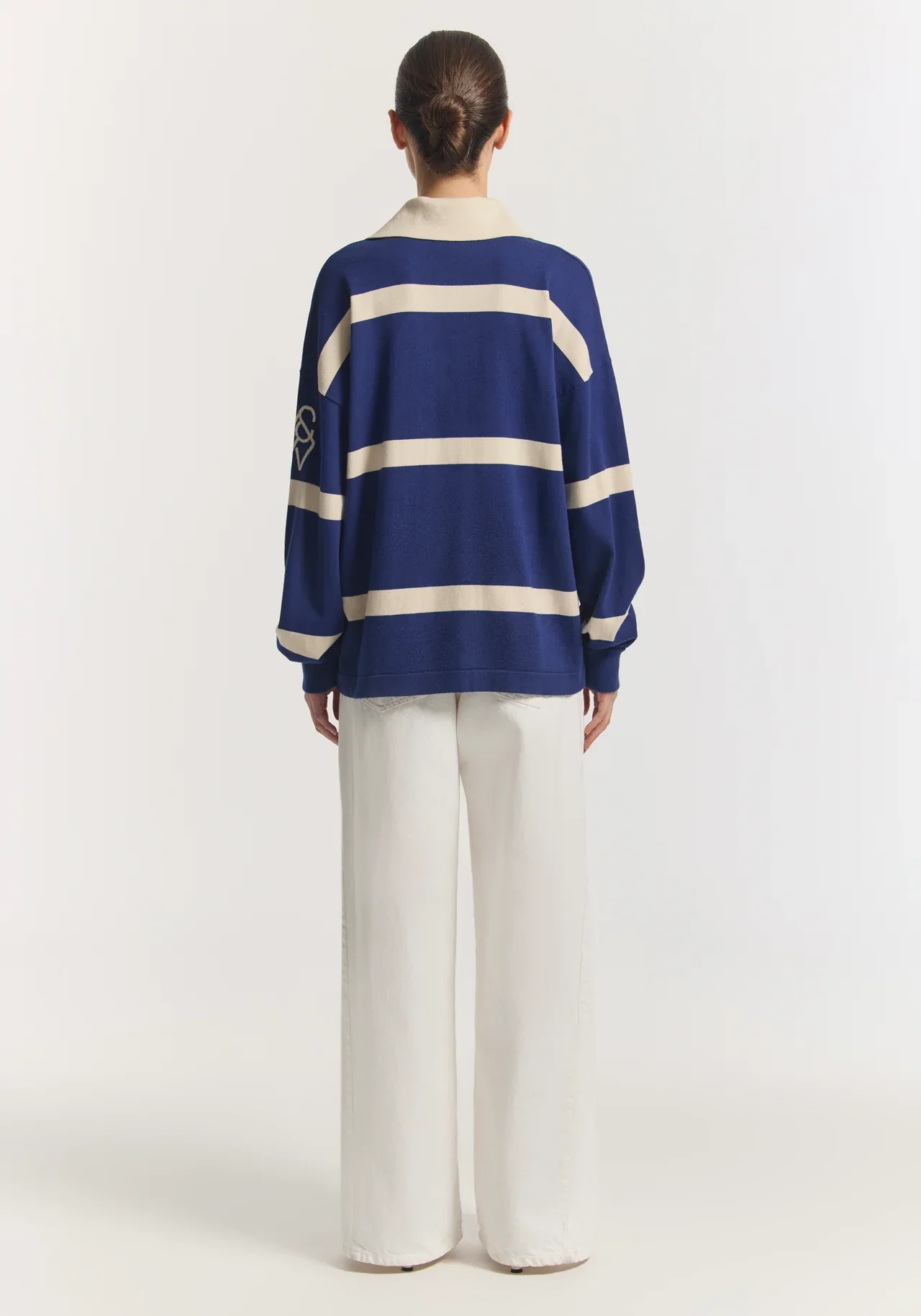 Rival Polo in Blue Stripe - Image 3