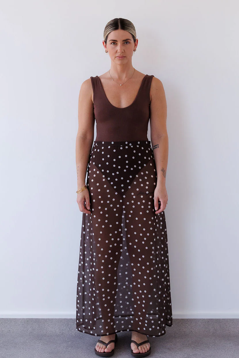Ruby Skirt in Chocolate - Image 4