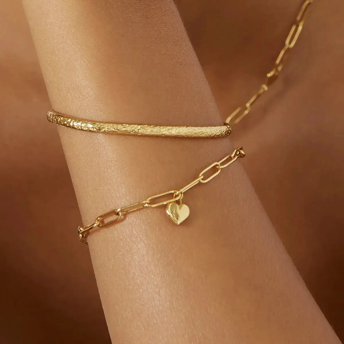 Stevie Cuff Bracelet in Gold - Image 7
