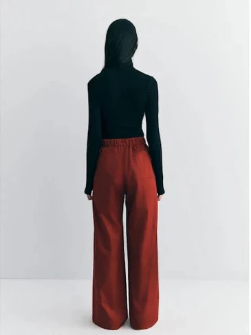 Summit Rib Turtleneck in Black - Image 3