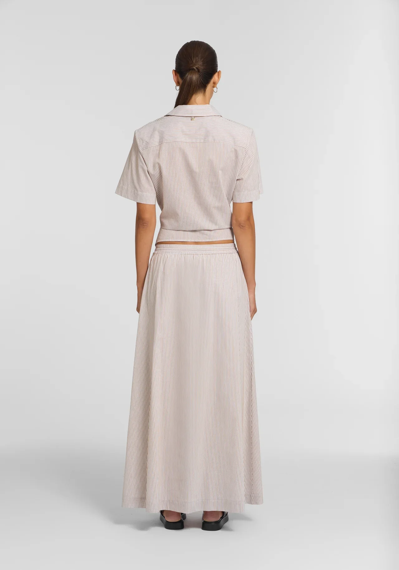 Tenfold Skirt in Cosmos Stripe - Image 4