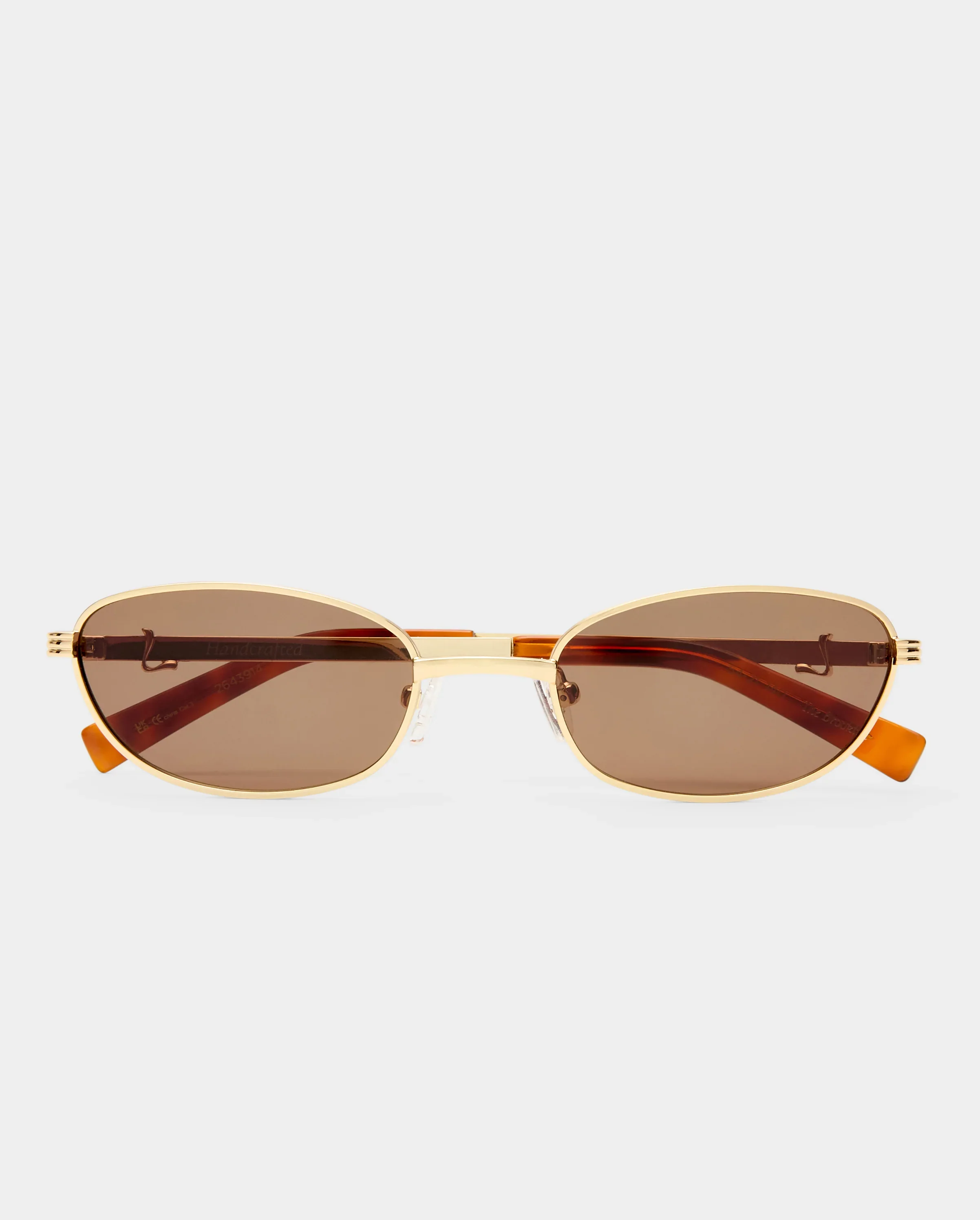 The Brooklyn Sunglasses in Gold - Image 3