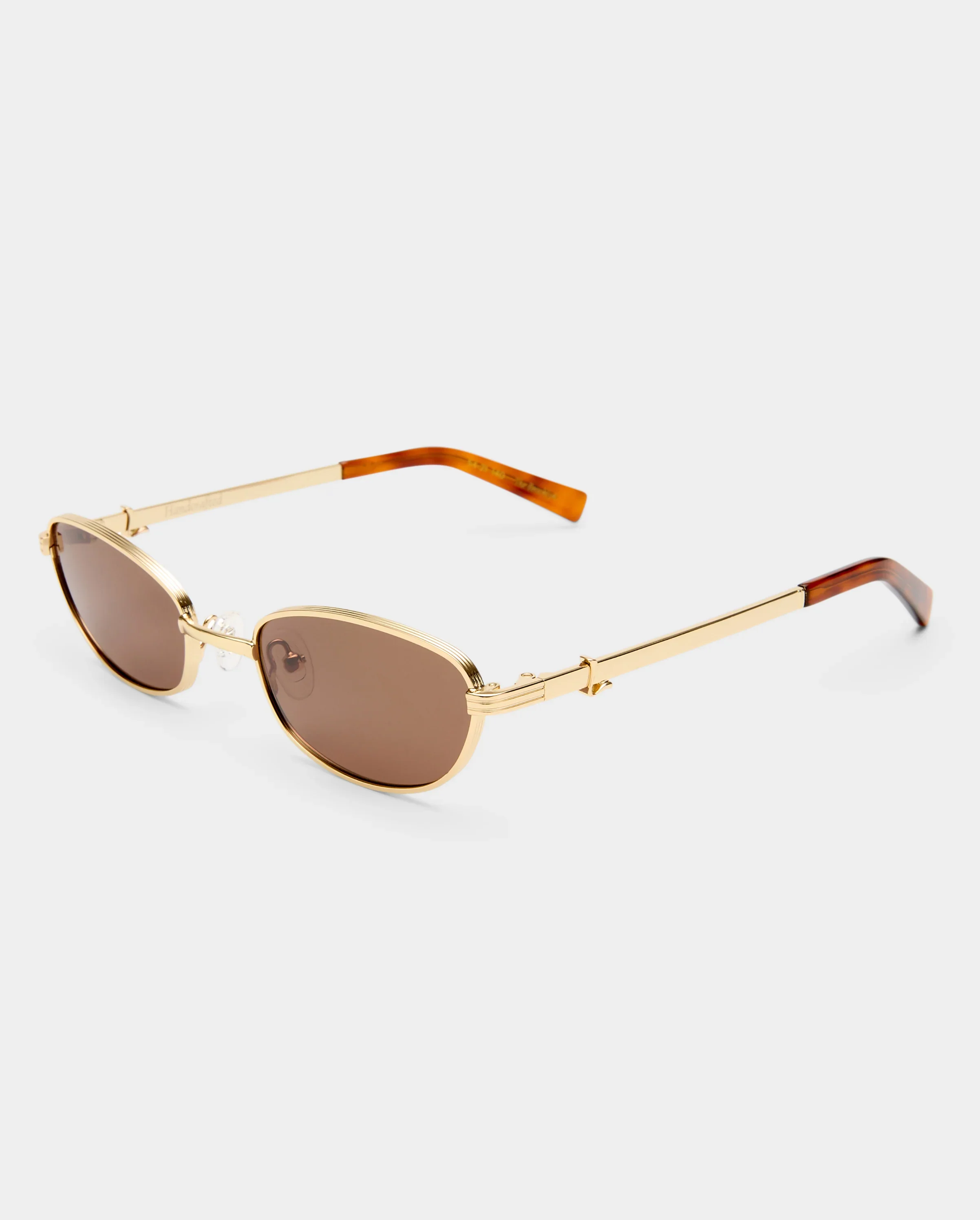 The Brooklyn Sunglasses in Gold - Image 4