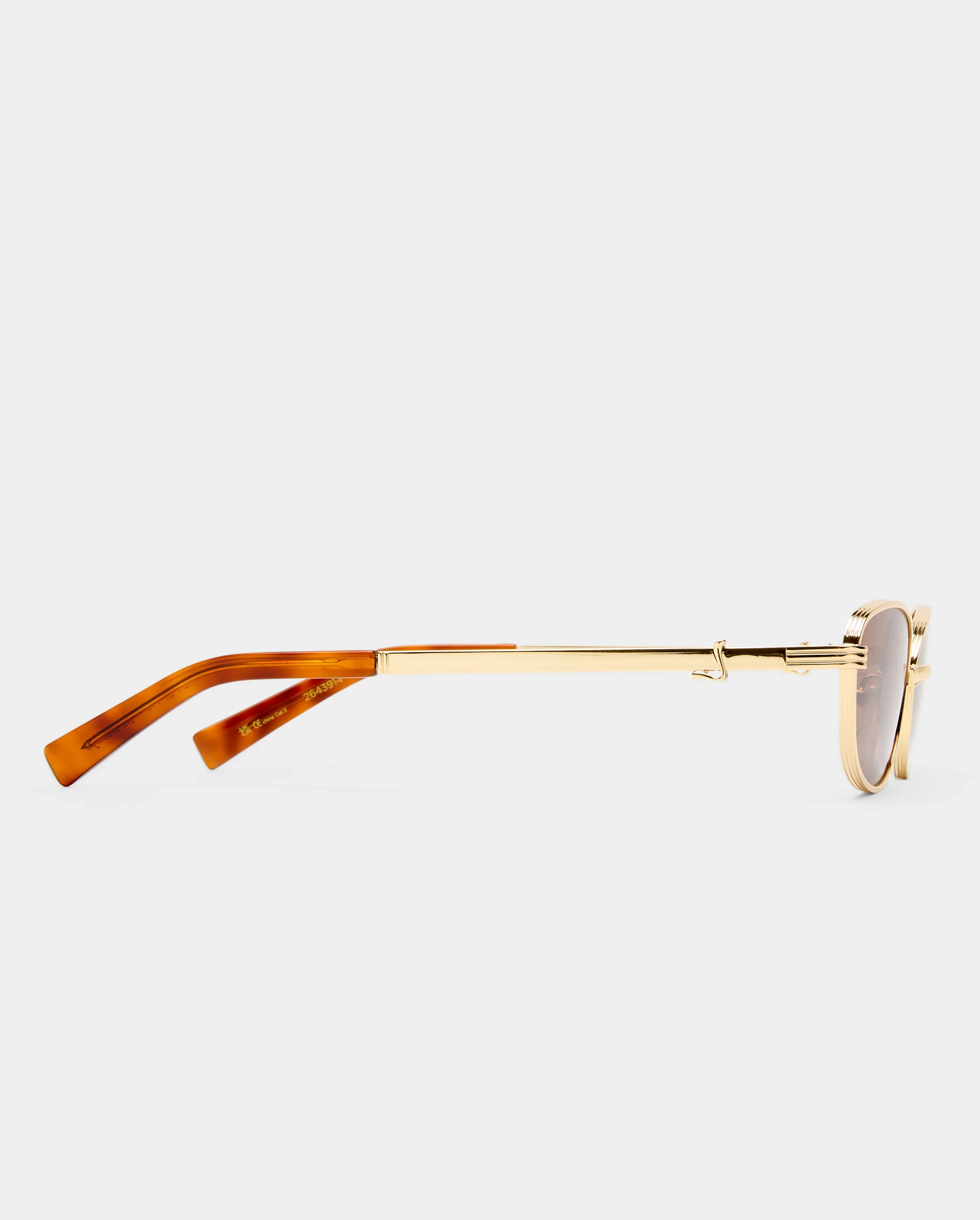 The Brooklyn Sunglasses in Gold - Image 5