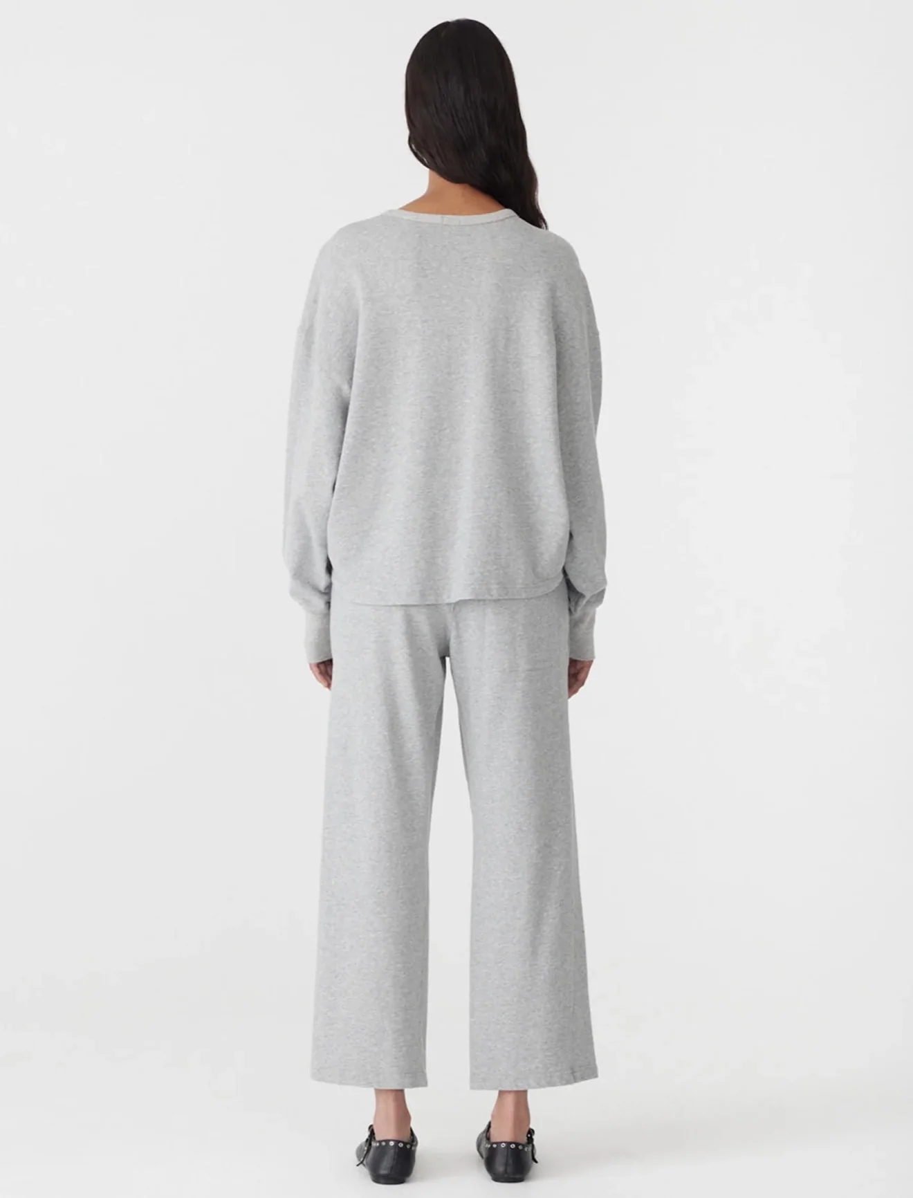 French Terry Long sleeve Polo - Image 5