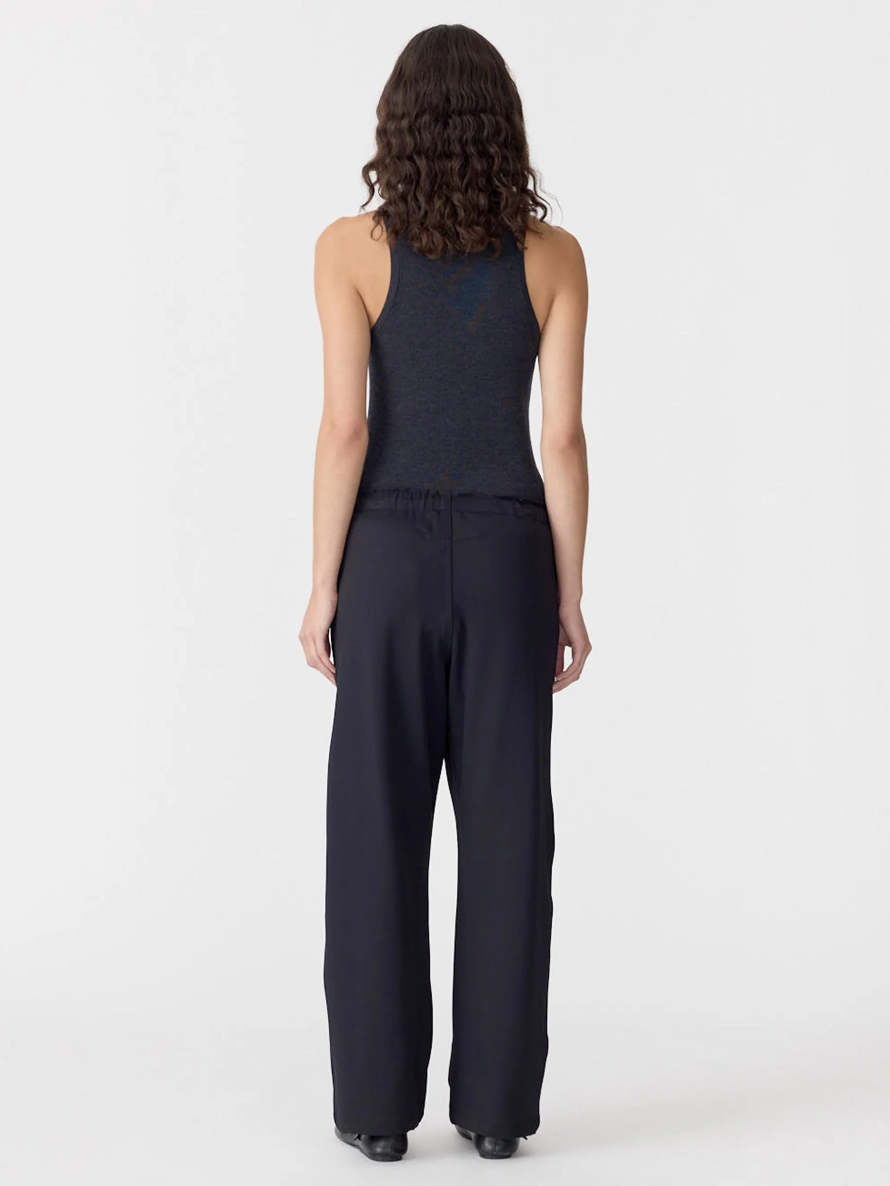 Twill Minimal Pant in Black - Image 4
