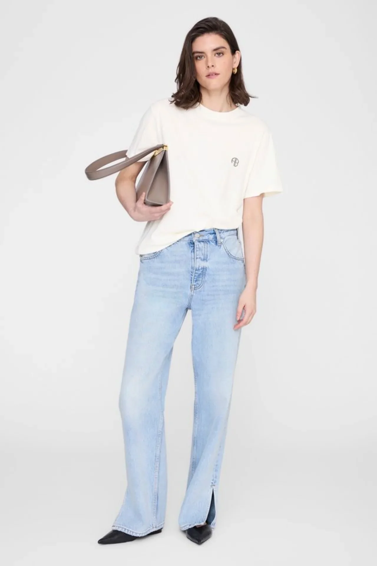 Wagner Soft Stencil Tee in Cream